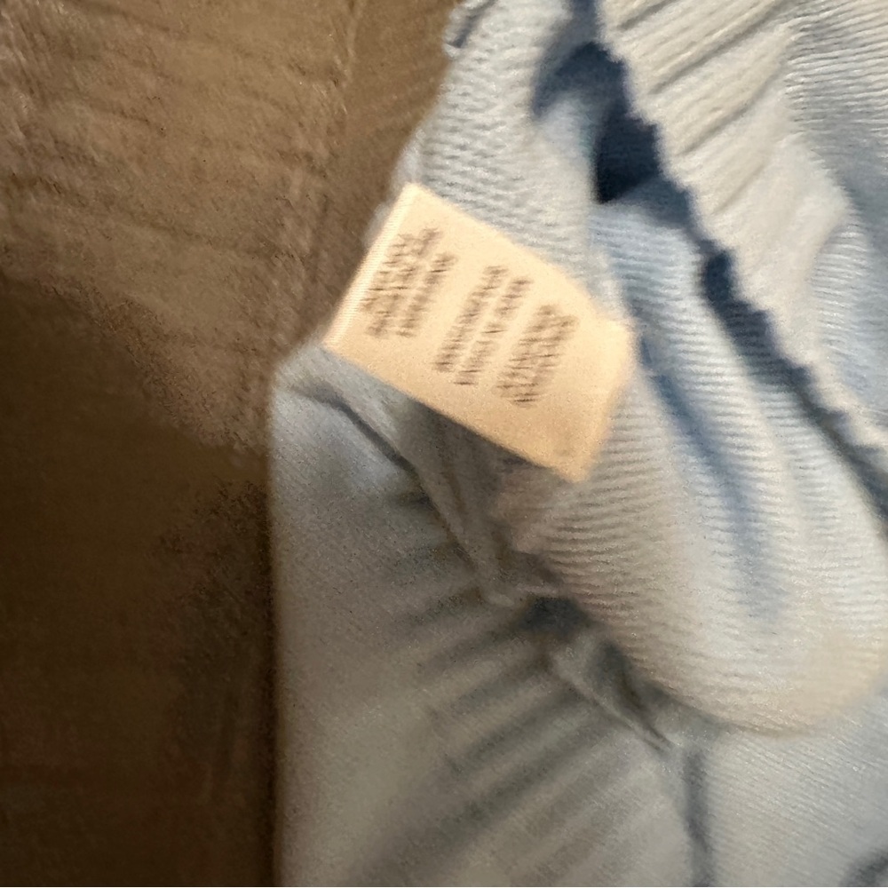 NWT Women’s Medium | Sincerely Jules | Light Blue Oui Cropped Knit Sweater - Picture 7 of 7